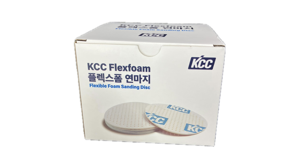  FLEX FOAM DRY/WETの作業可能 曲面でも均一に研磨